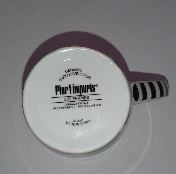 Pier 1 Polkadot Girlfriend Coffee Mug - Picture 5 of 10